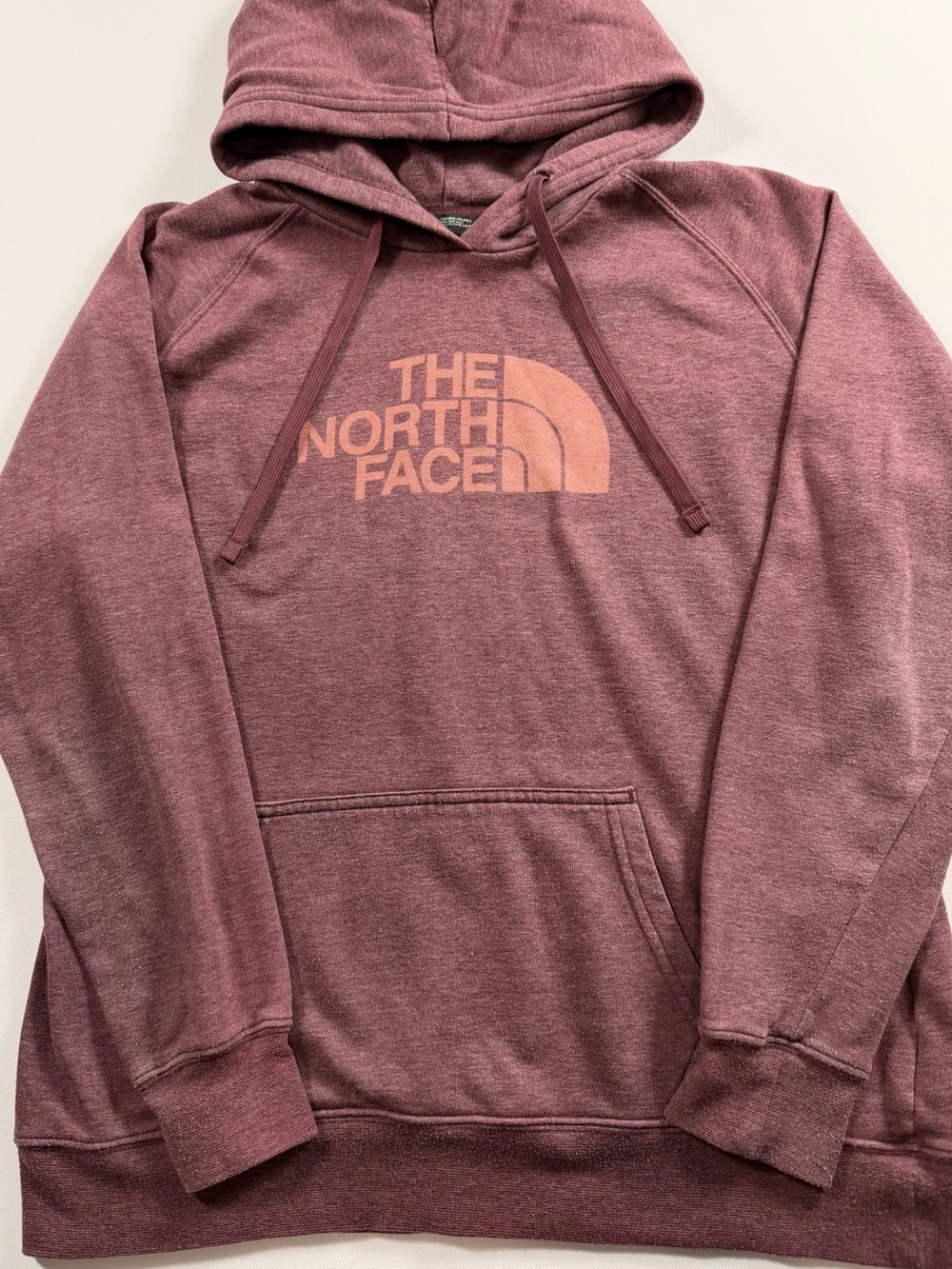 The North Face Women’s Logo Pullover Hoodie Mauve Plum L Hiking Cozy Cabincore